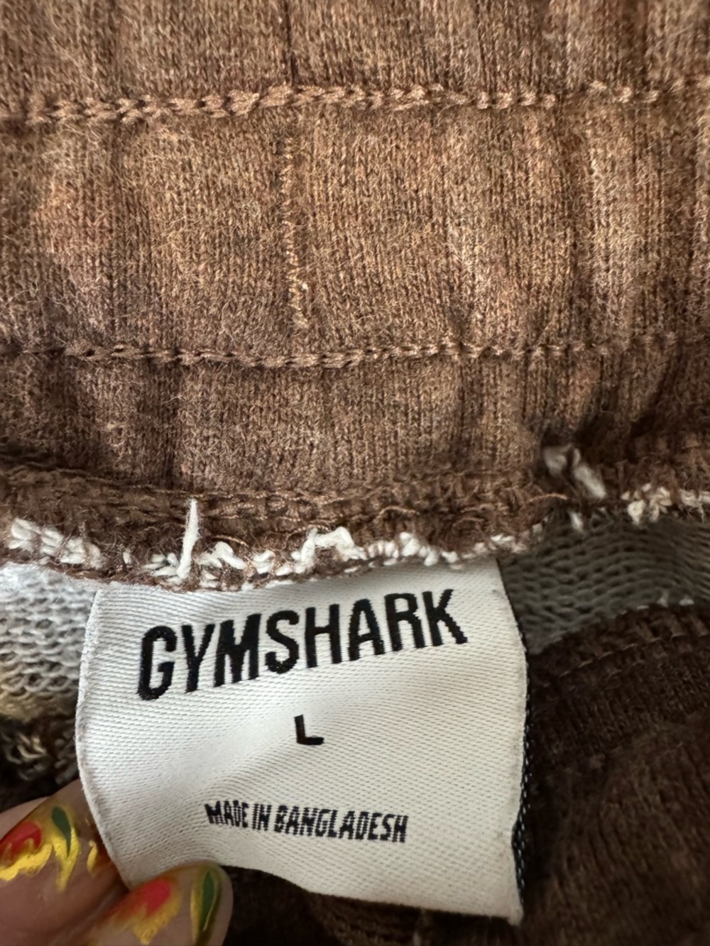 Gymshark Brown Relaxed Track Joggers - Picture 9 of 12